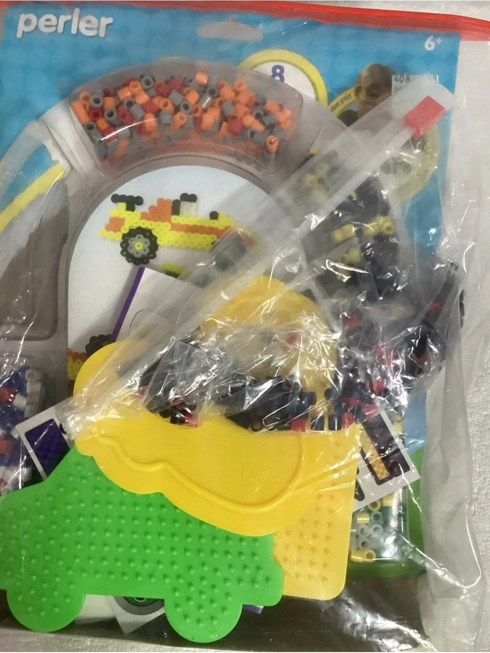 HUGE Lot of Perler Fuse Kits, Boards, Patterns, 11,000 Beads Tub + More Over 4lb